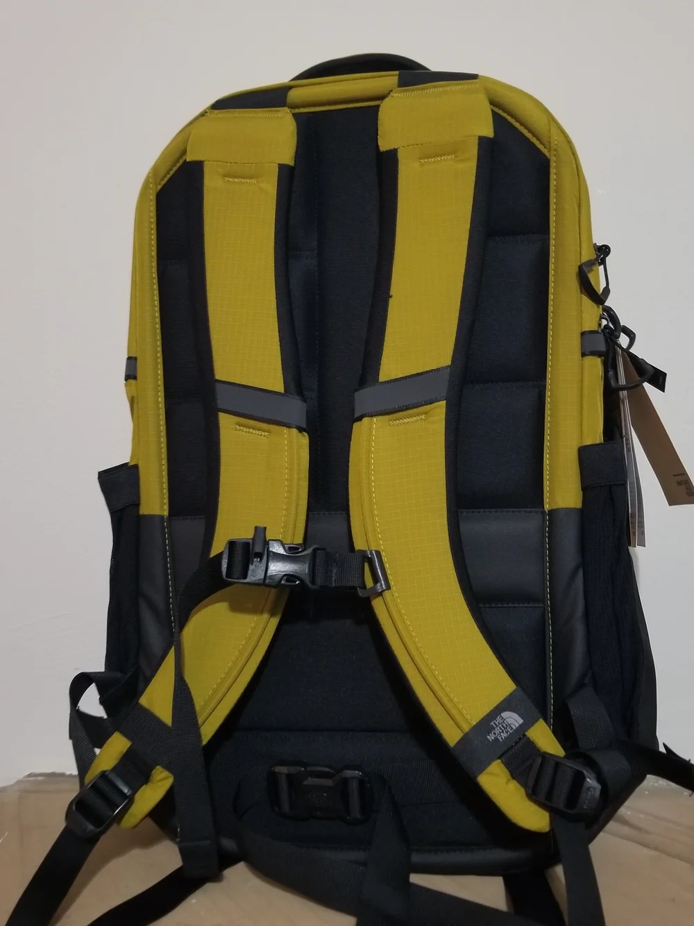 NEW! The North Face Surge Backpack in Deep Dijon and Black NWT